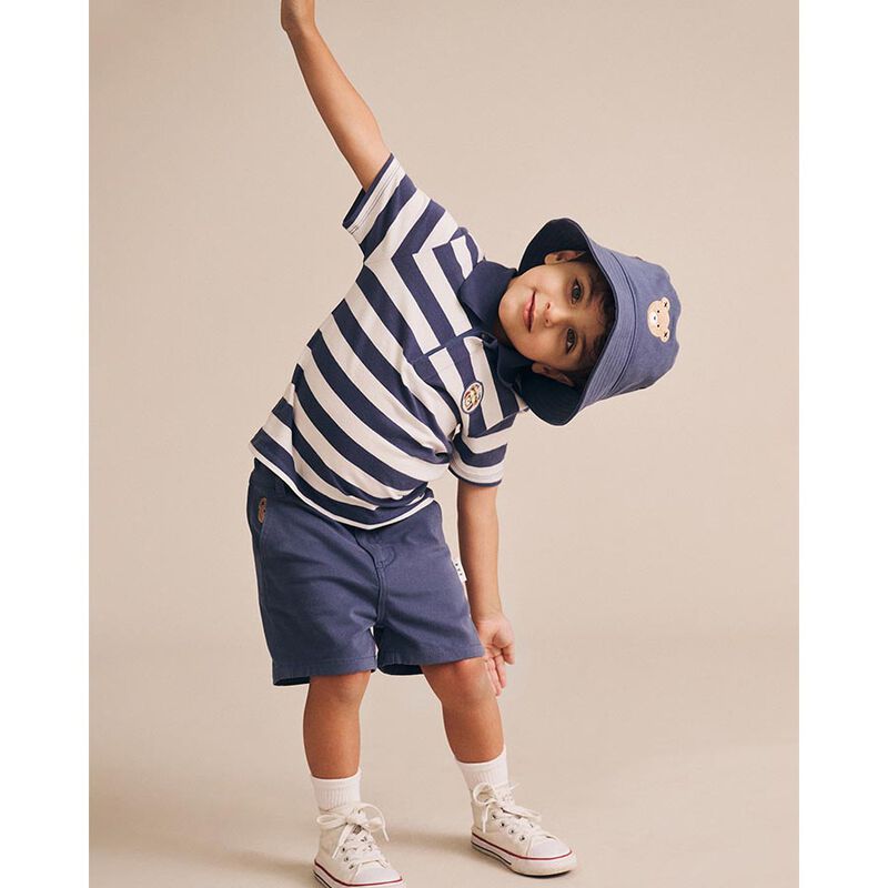 Huxbaby Stripe Polo Tee 3-5Y image number 1